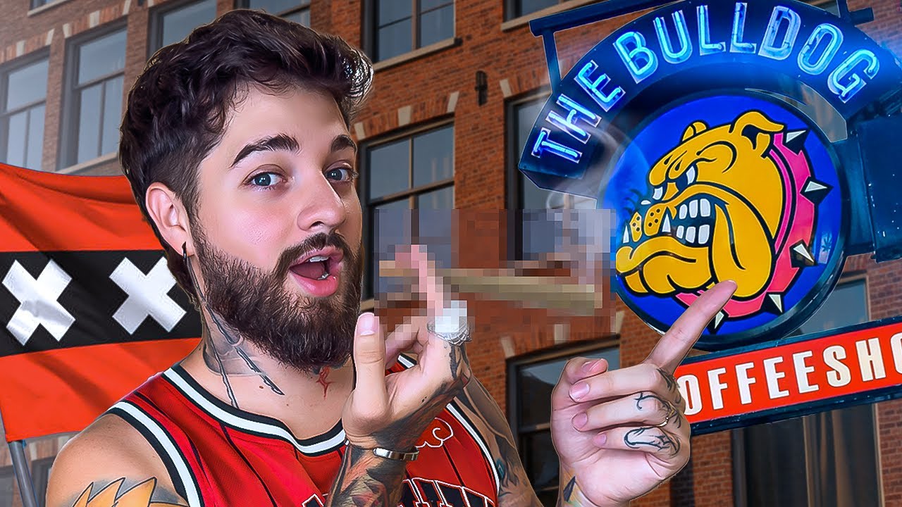 VISIT&Eacute; y PROB&Eacute; la PRIMER COFFEE SHOP (MARIGUANA LEGAL) de AMSTERDAM! The BULLDOG 🍁