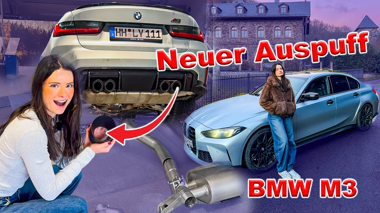 DER M3 bekommt eine GRAIL Auspuff Anlage ! 💥