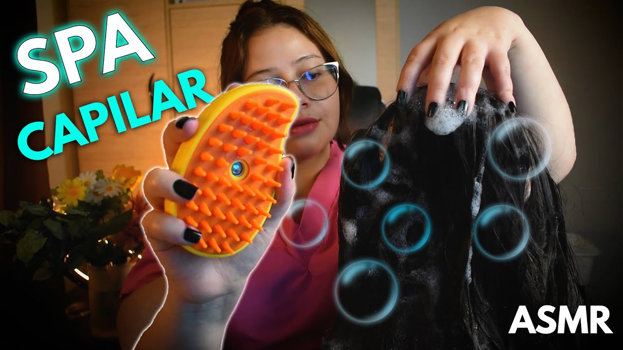 SPA Capilar 💆🏻‍♀️ ( MASAJE con Shampoo )🧼ASMR para un SUEÑO PROFUNDO 😴 Vivalen ASMR