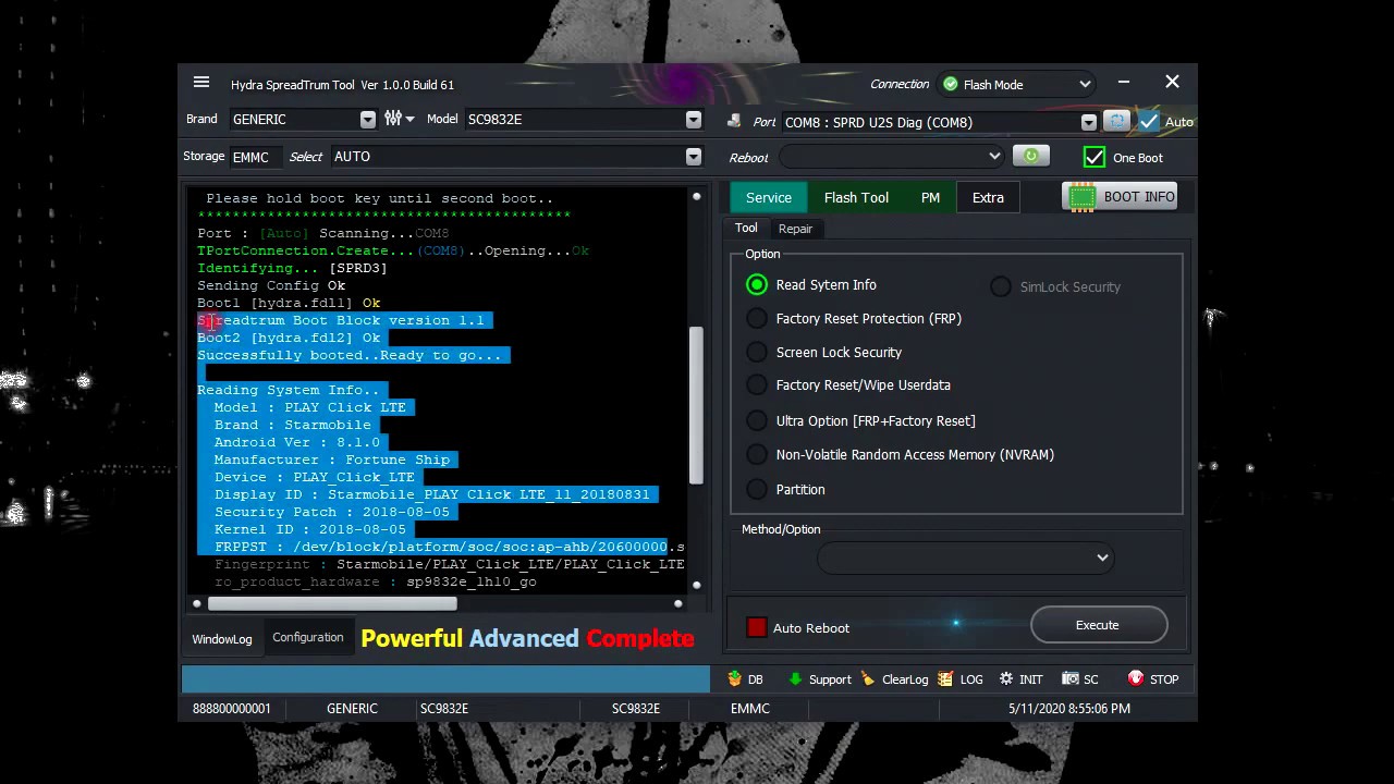 Booting Spreadtrum  Hydra