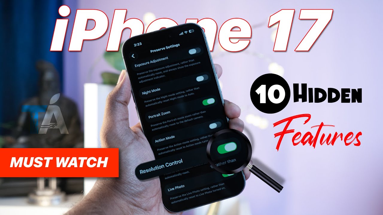 🚀 10 Hidden iPhone 17 Features You’re Already Using Wrong! 😳 @TechApps Tamil