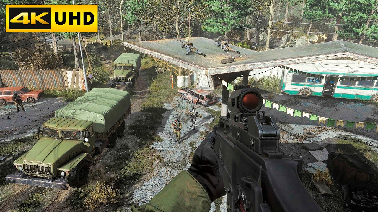 Миссия «Грехи отца» – Call of Duty 4 Modern Warfare | Игровой процесс в разрешении 4K Ultra Graph...