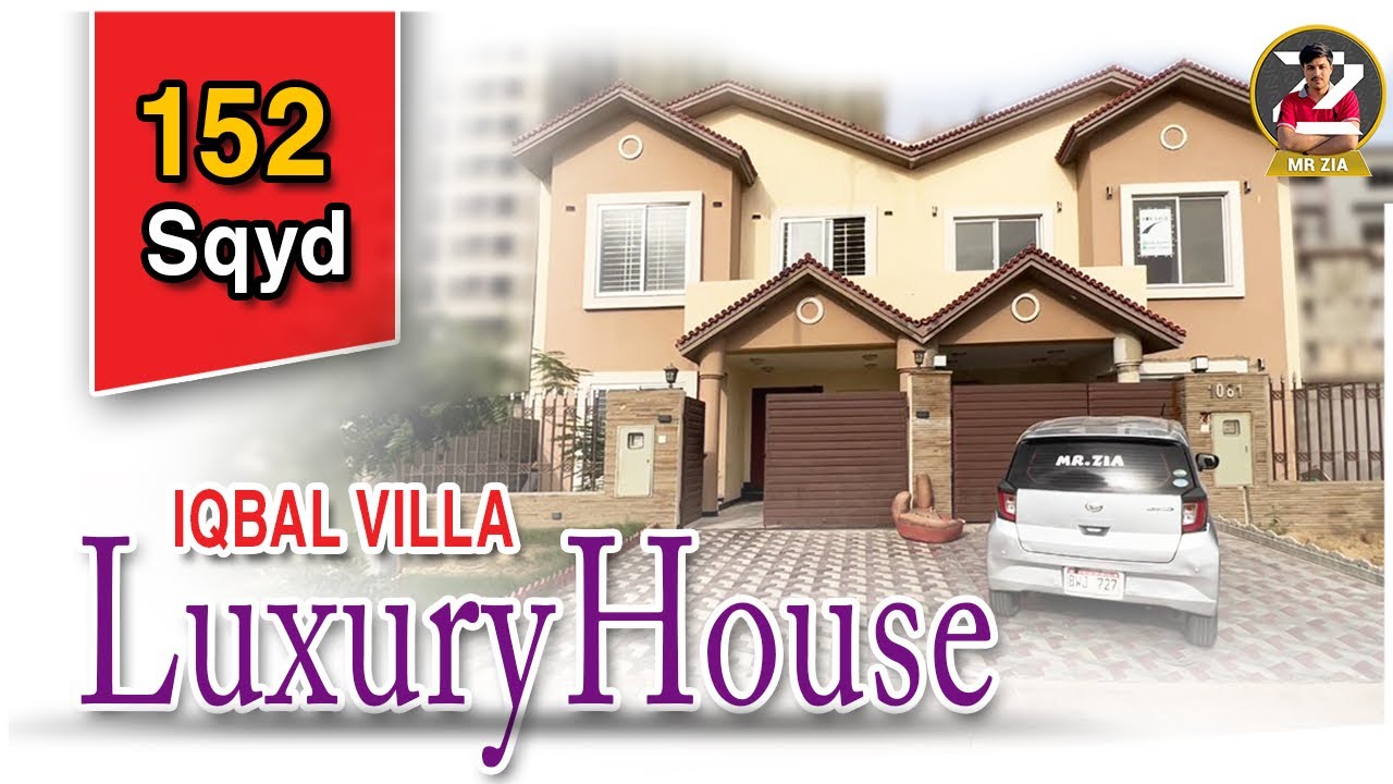 152 Square Yard Luxury Villa 🏡 | Iqbal Plot 🗺️| Bahria Town karachi 😍 | MrZia