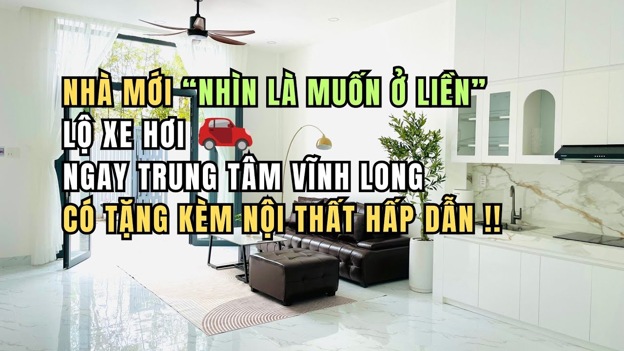 Tập 50: Xem là MÊ liền !! Nhà đẹp 1 trệt 1 lầu mới tinh 3PN, Phường 4 thành phố Vĩnh Long