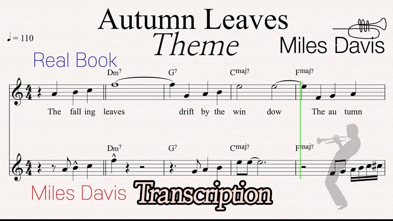 Autumn Leaves_Theme - Miles Davis (Transcription)