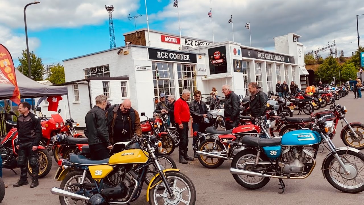 THE ACE CAFE London ITALIA EXOTICA Motorcycles of Moto-Guzzi MORINI Cagiva DUCATI Magni & MV Agusta 