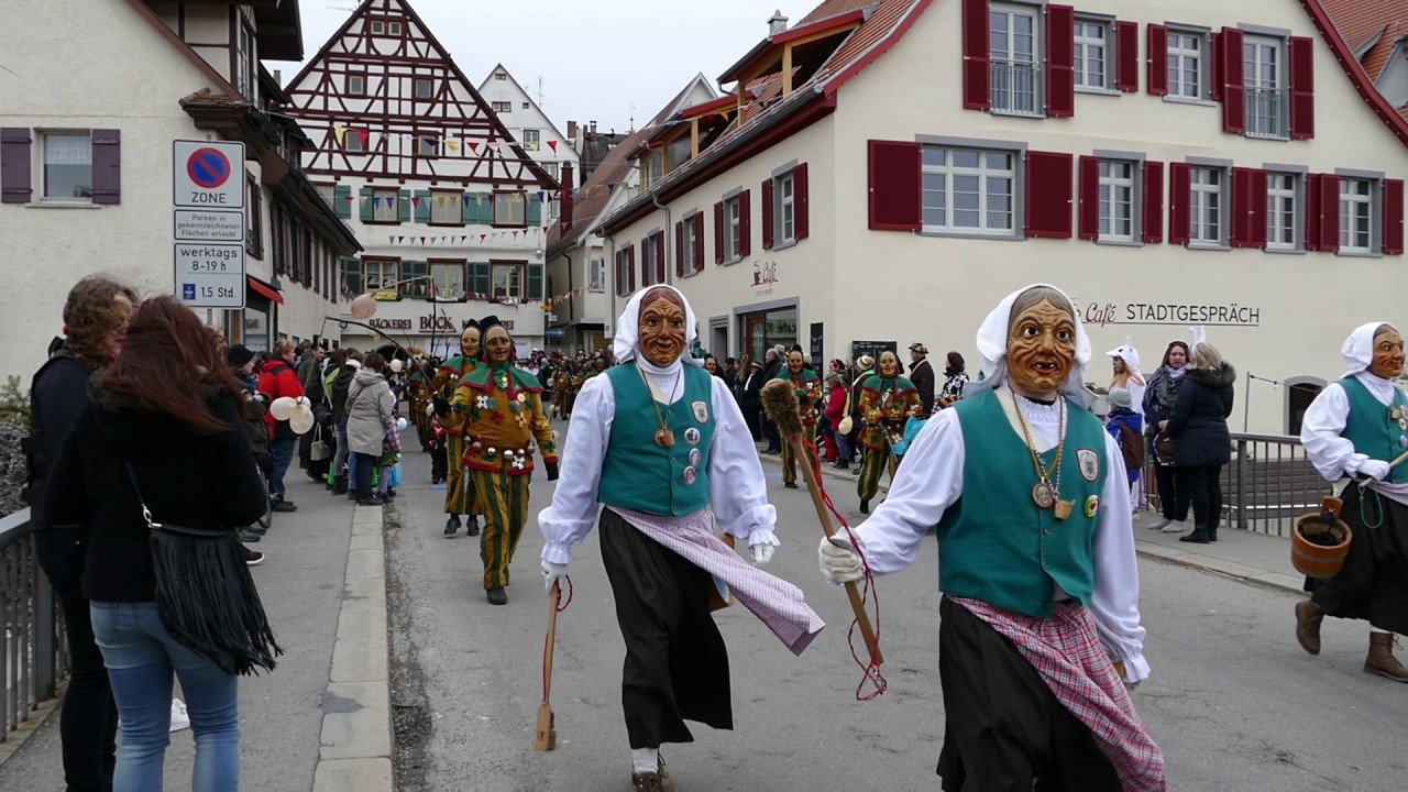 Umzug am Boppelesonntag der Narrenzunft Gole 2017 in Riedlingen