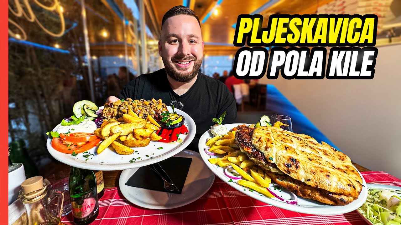 NEMA DALJE!!! Pljeskavica od pola kile, a cijena skoro džabe!