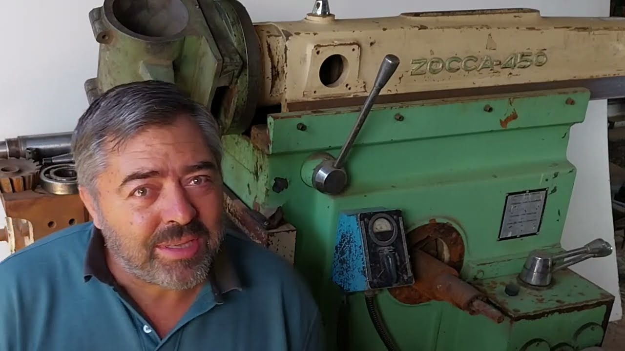 De uma plaina limadora será transformado numa fresadora muito potente  Aguardem!!