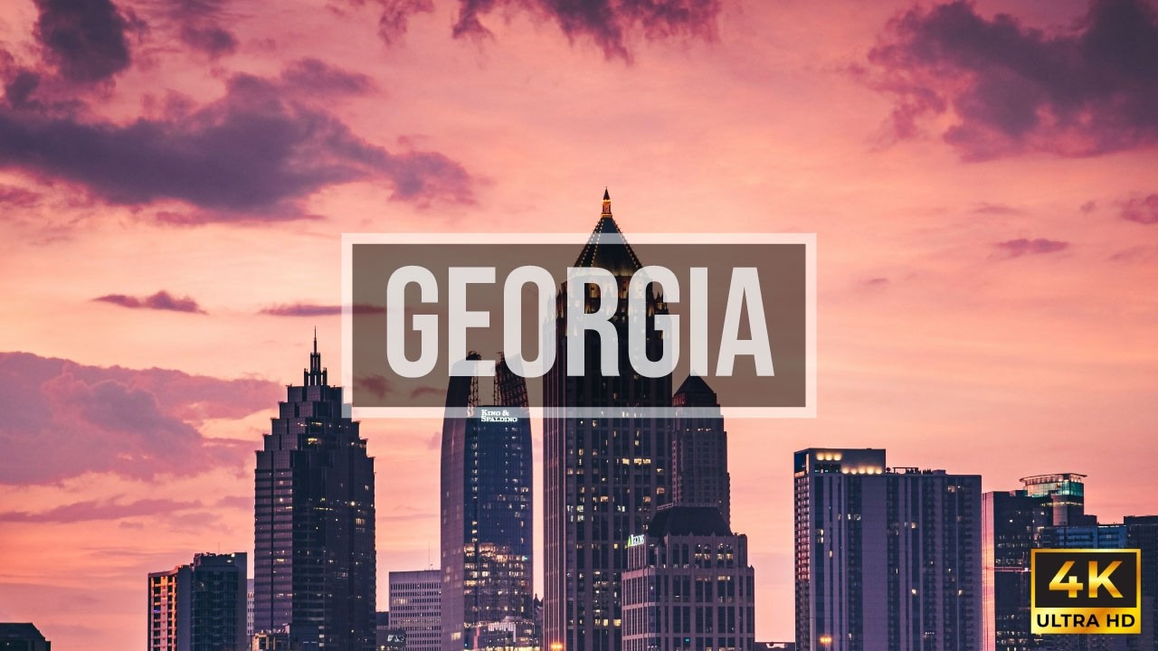 Georgia Aerial Drone Views in 4K | Atlanta Skyline, Mountains & Coast