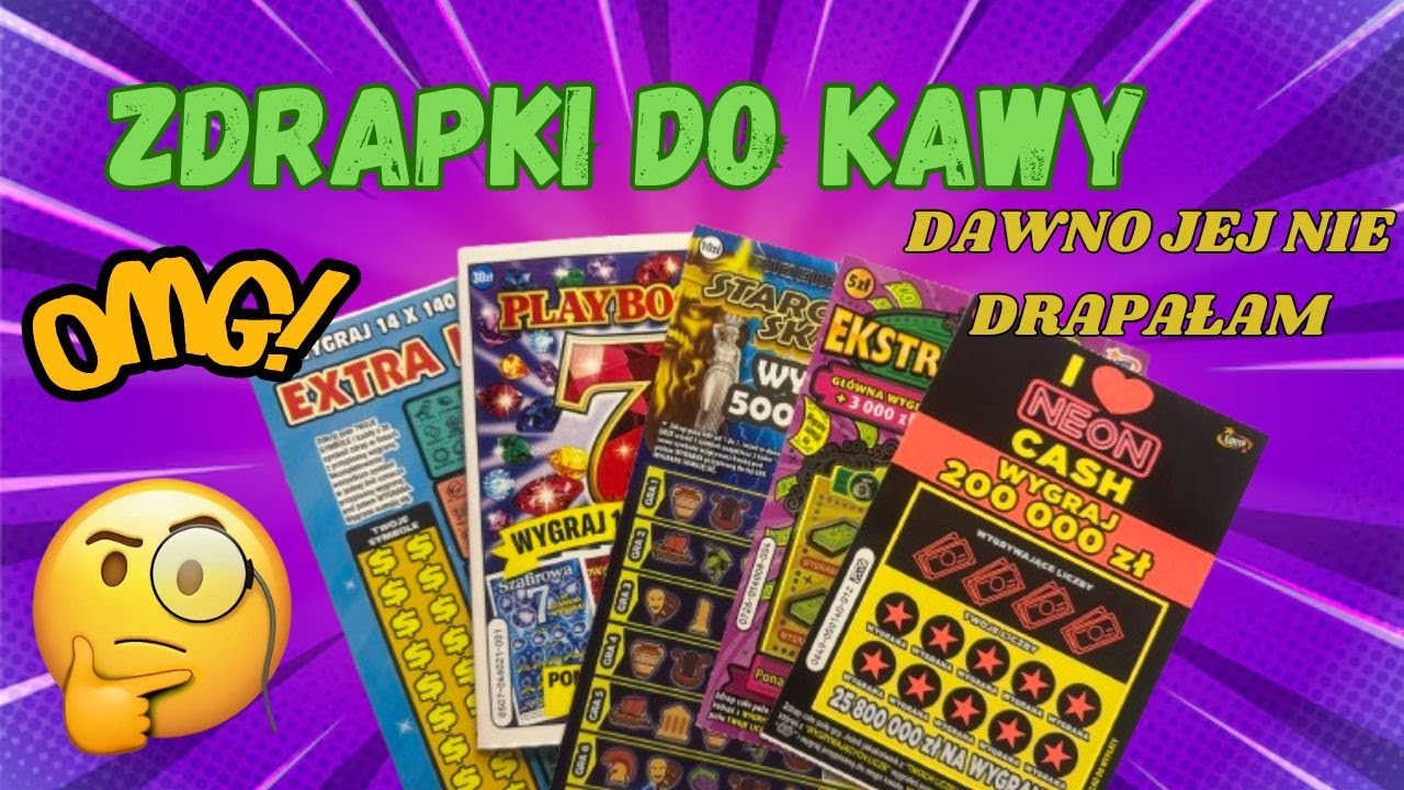ZDRAPKI LOTTO🍀FAJNIE PODRAPAĆ DO KAWKI 😊🥰☕ 