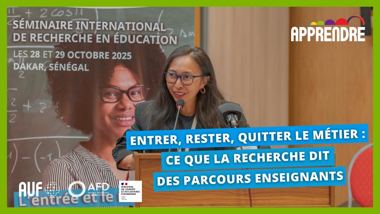 Conférence I Entrer, rester, quitter le métier : ce que la recherche dit des parcours enseignants