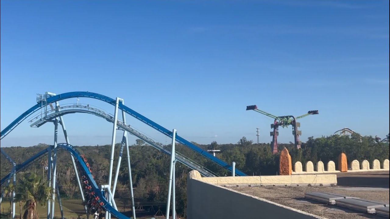 Skyride On Ride POV Busch Gardens Tampa Bay 1/17/26