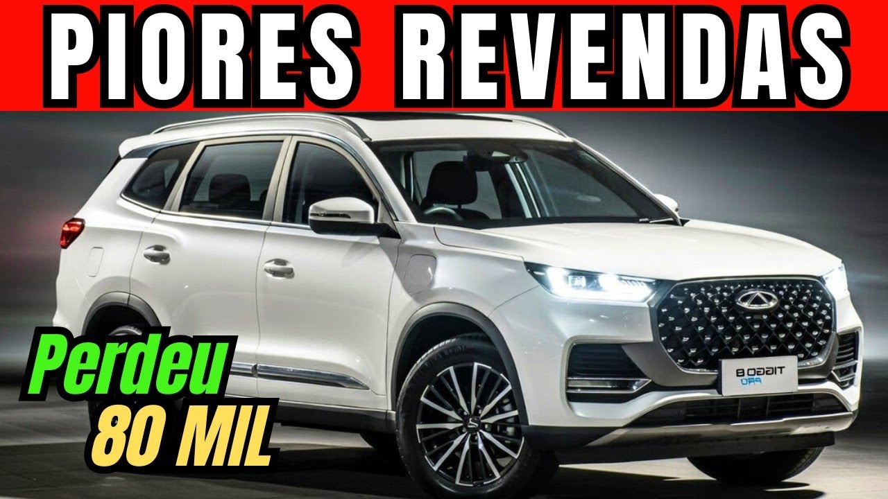 ❌💸 OS 10 PIORES CARROS DE REVENDA NO BRASIL - PERDEU 80 MIL EM UM ANO! 