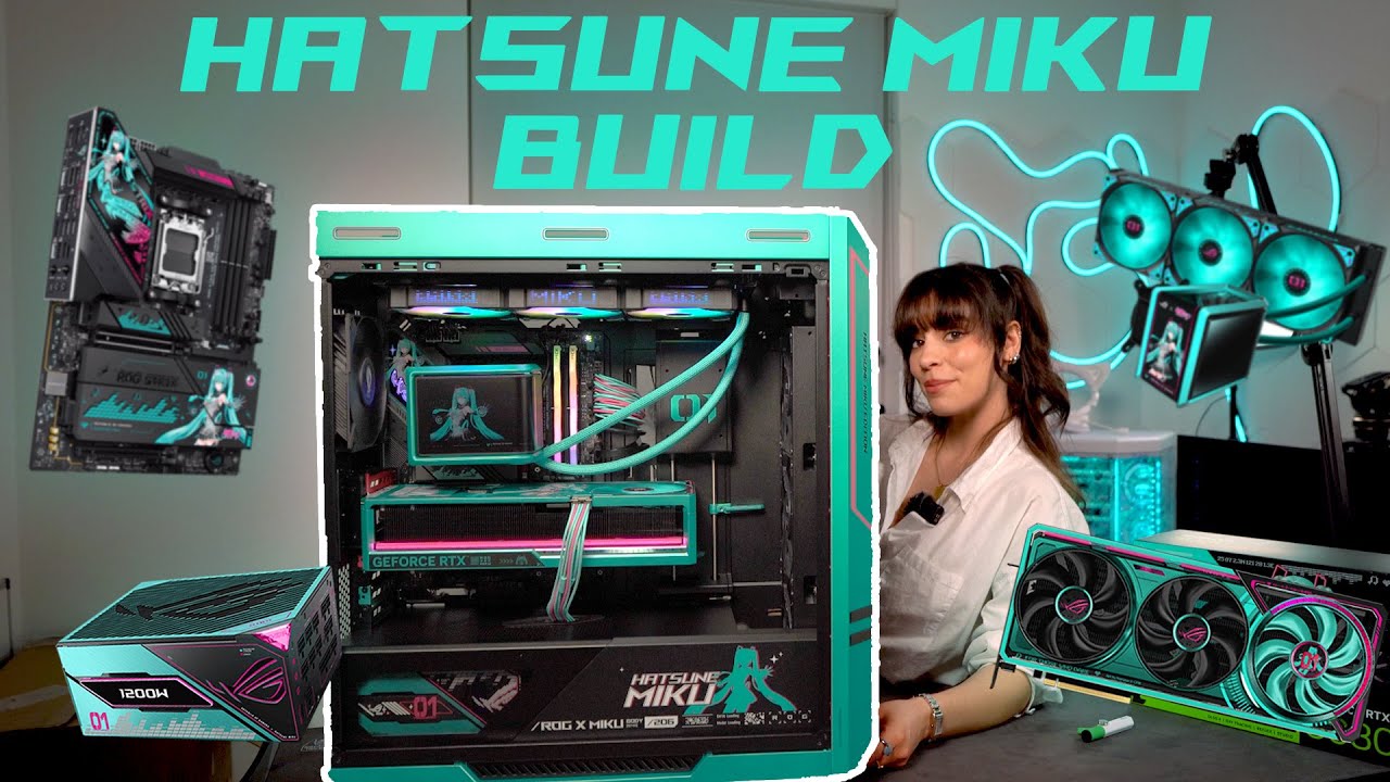 Сборка ПК Hatsune Miku ограниченным тиражом за 5000 долларов @asusrog