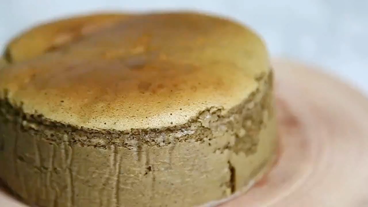 ほうじ茶スフレチーズケーキ / Hojicha souffle cheese cake