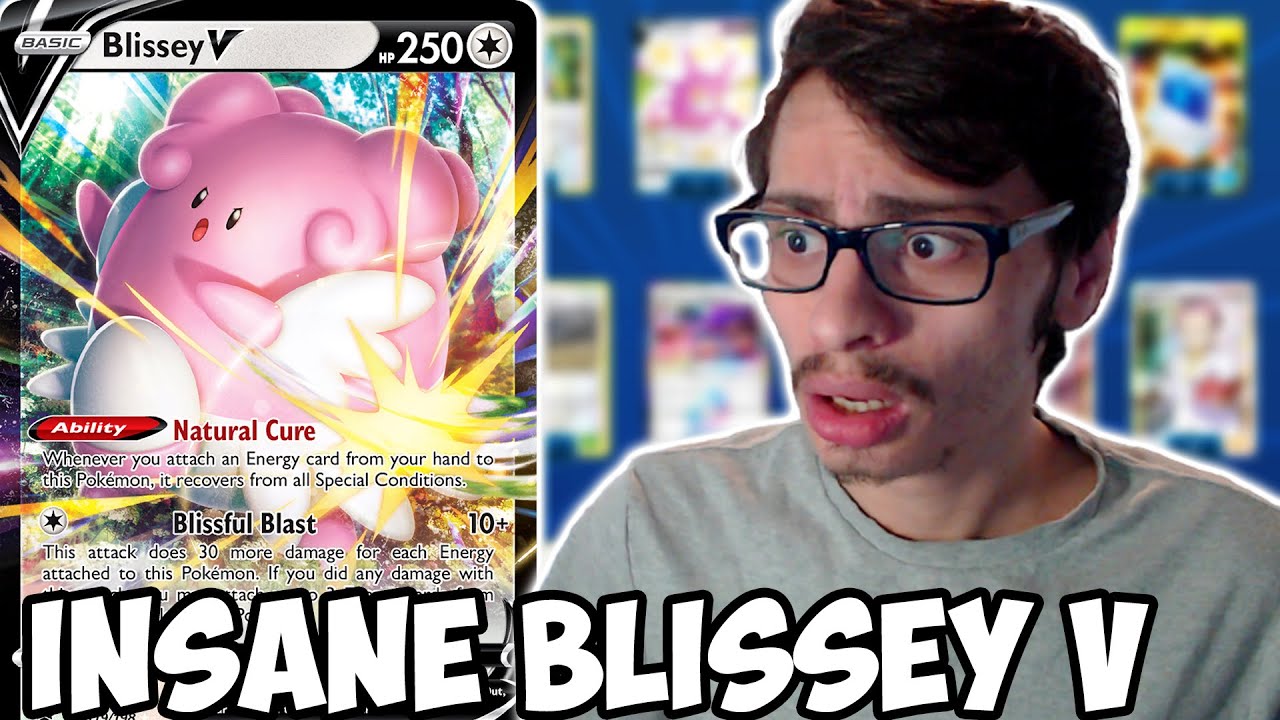 Blissey V Is INSANE! Take Big OHKOs & Rack Up Energy! Chilling Reign PTCGO