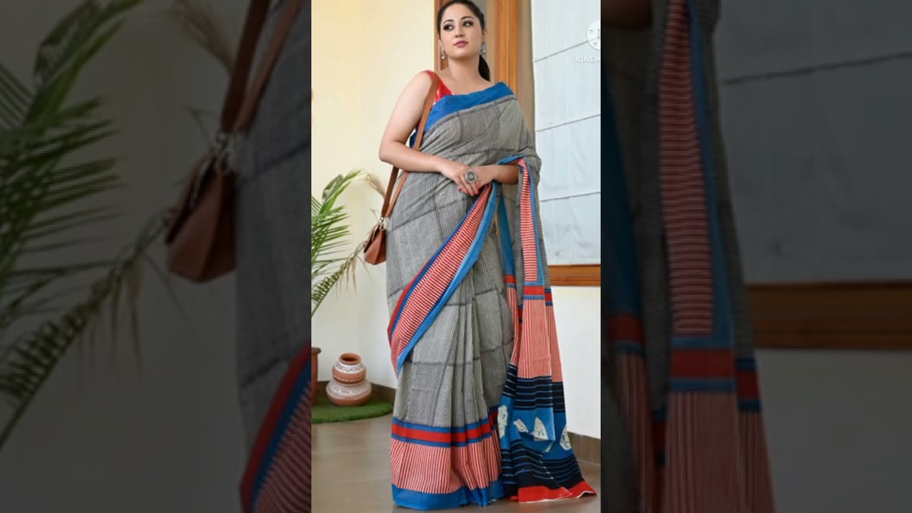Latest cotton saree collection for summer ☀️