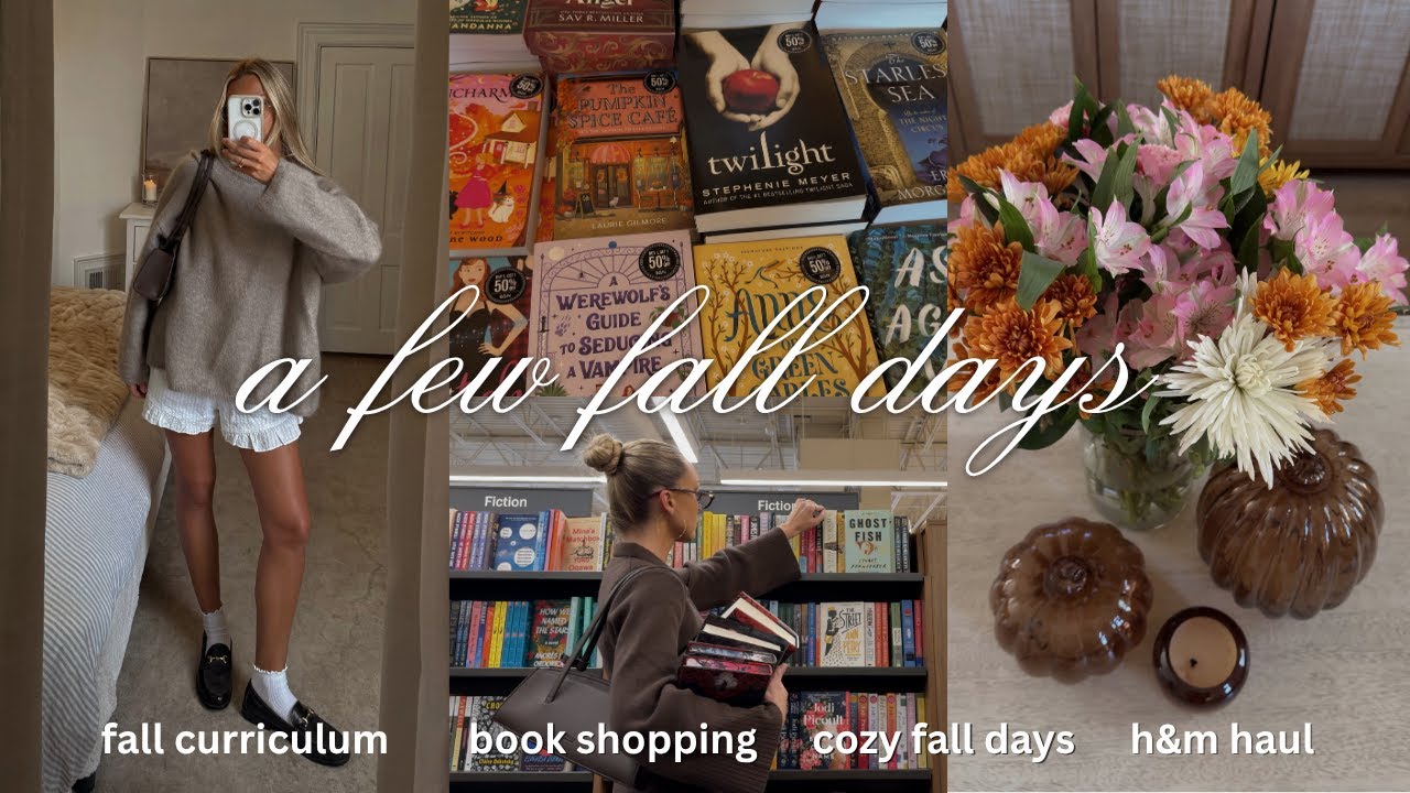 Привет, октябрь 🍂 🎃 Уютные осенние дни дома, осенняя программа, покупка книг, покупка H&M, новост...