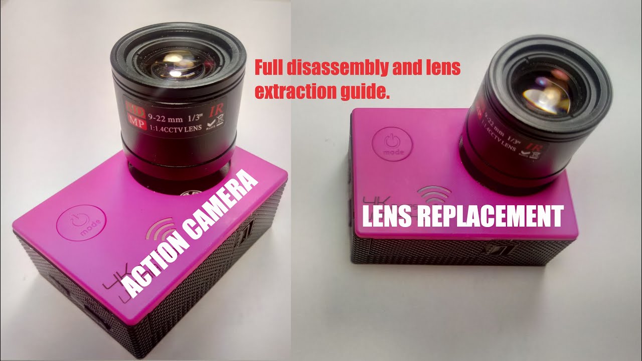 Action Camera Lens Replacement - Guide
