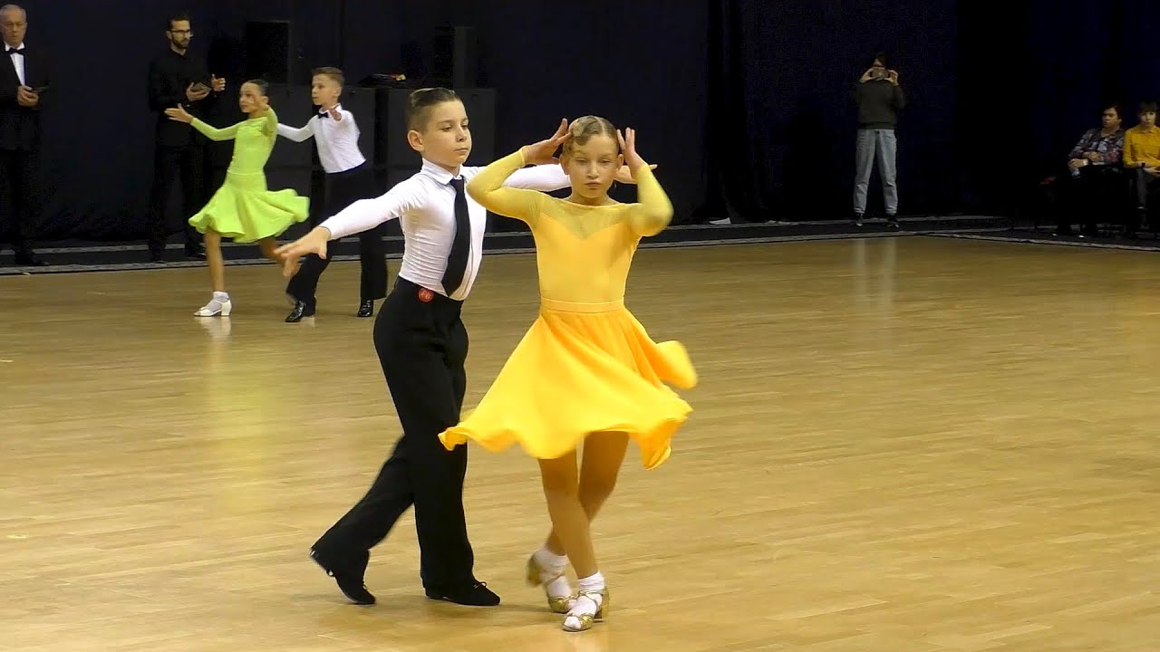 Дети-2 (до 12 лет), La (E): ча-ча-ча, #самба. 1/2 -  Kinezis Cup 2022 (Минск) бальные танцы #чачачча