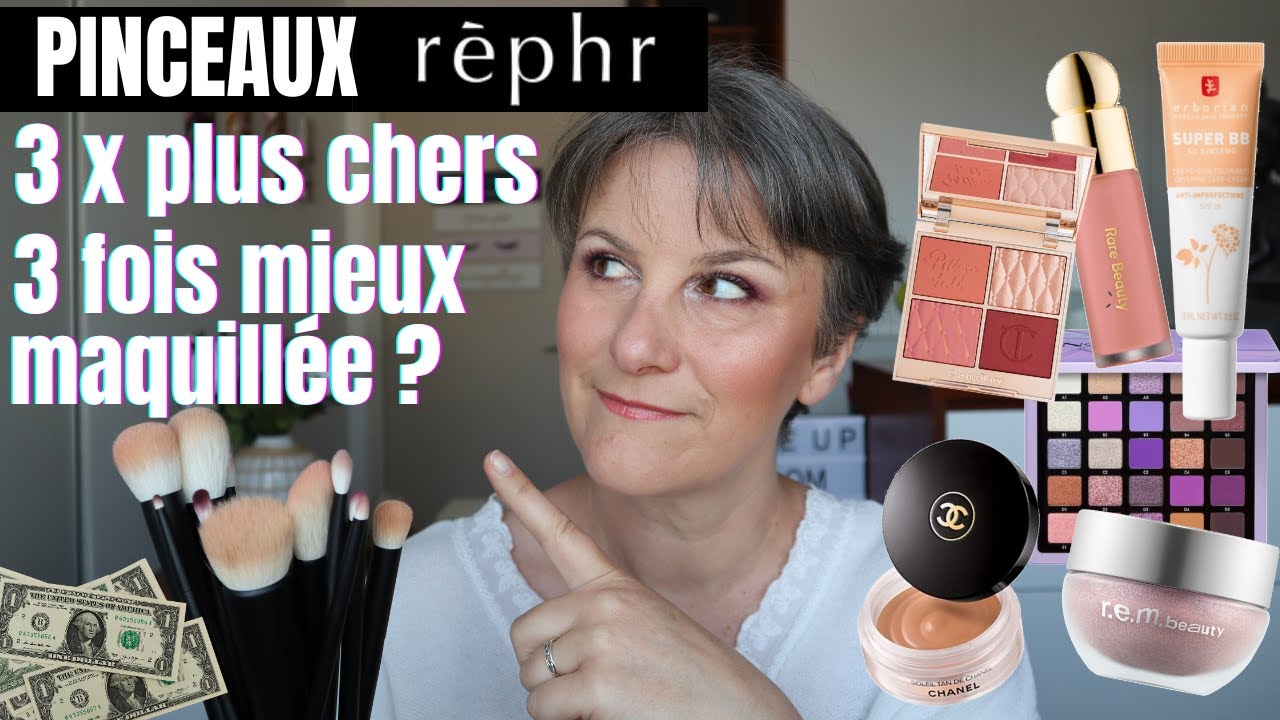 REPHR 💰  JE TESTE LES MEILLEURS PINCEAUX «  AU MONDE «  AVEC «  LE PIRE »  DU MAKE UP - 🤩 Magique ?