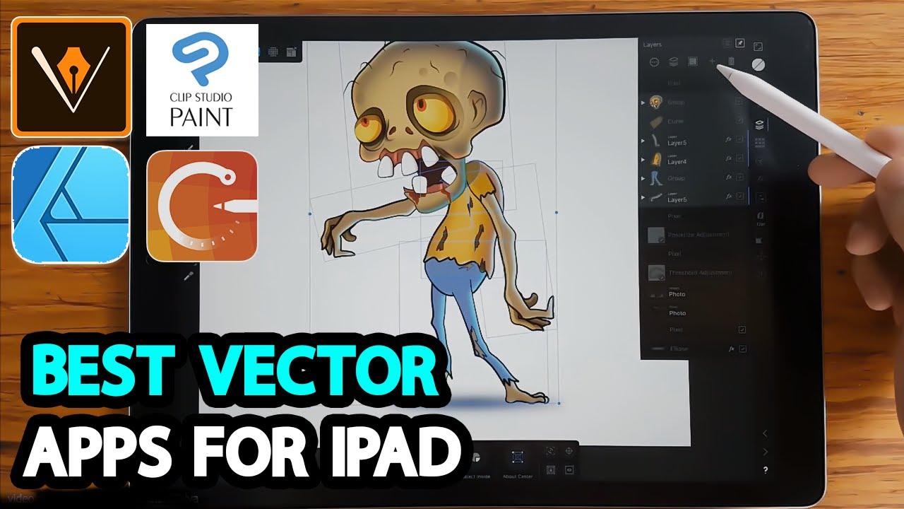 Лучшие векторные приложения для iPad
