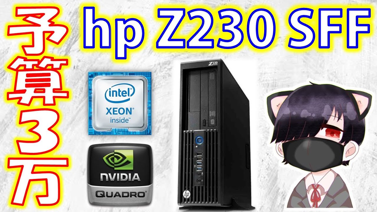 【予算3万】コスパ最高のジャンクなサーバ機を使えるパソコンに改造してみた件【HP Z230 SFF Workstation】