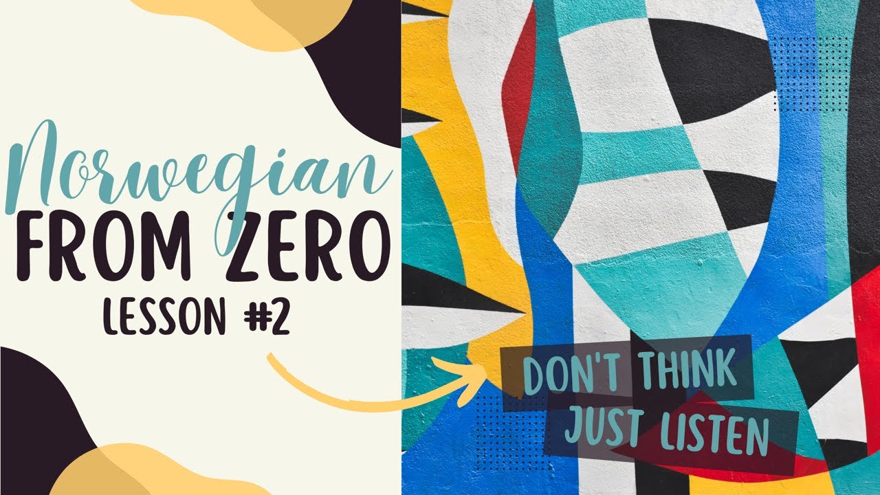 Norwegian From Zero: Lesson #2 - Hvilken farge er dette? (What color is this?)