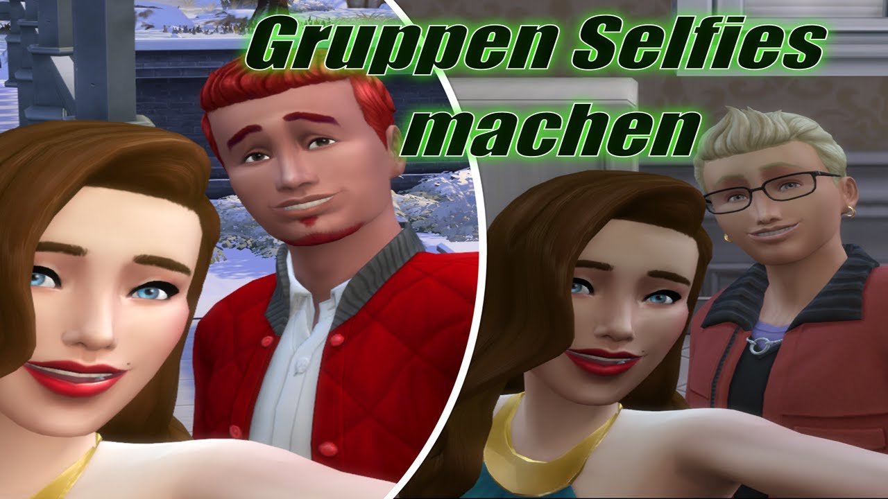 Sims 4 - Gruppen Selfie machen