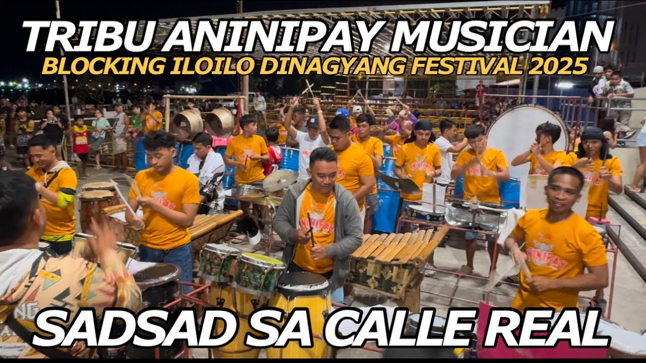BLOCKING TRIBU ANINIPAY MUSICIAN  ILOILO DINAGYANG FESTIVAL 2025 #dinagyang2025