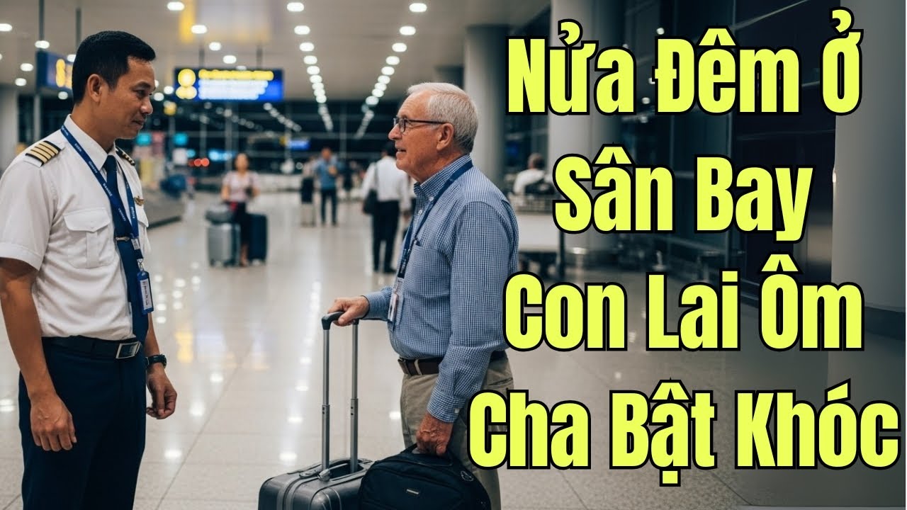 Câu Chuyện Xúc Động Người Con Lai Việt – Mỹ Nhận Cha Trên Sân Bay Lúc Nửa Đêm