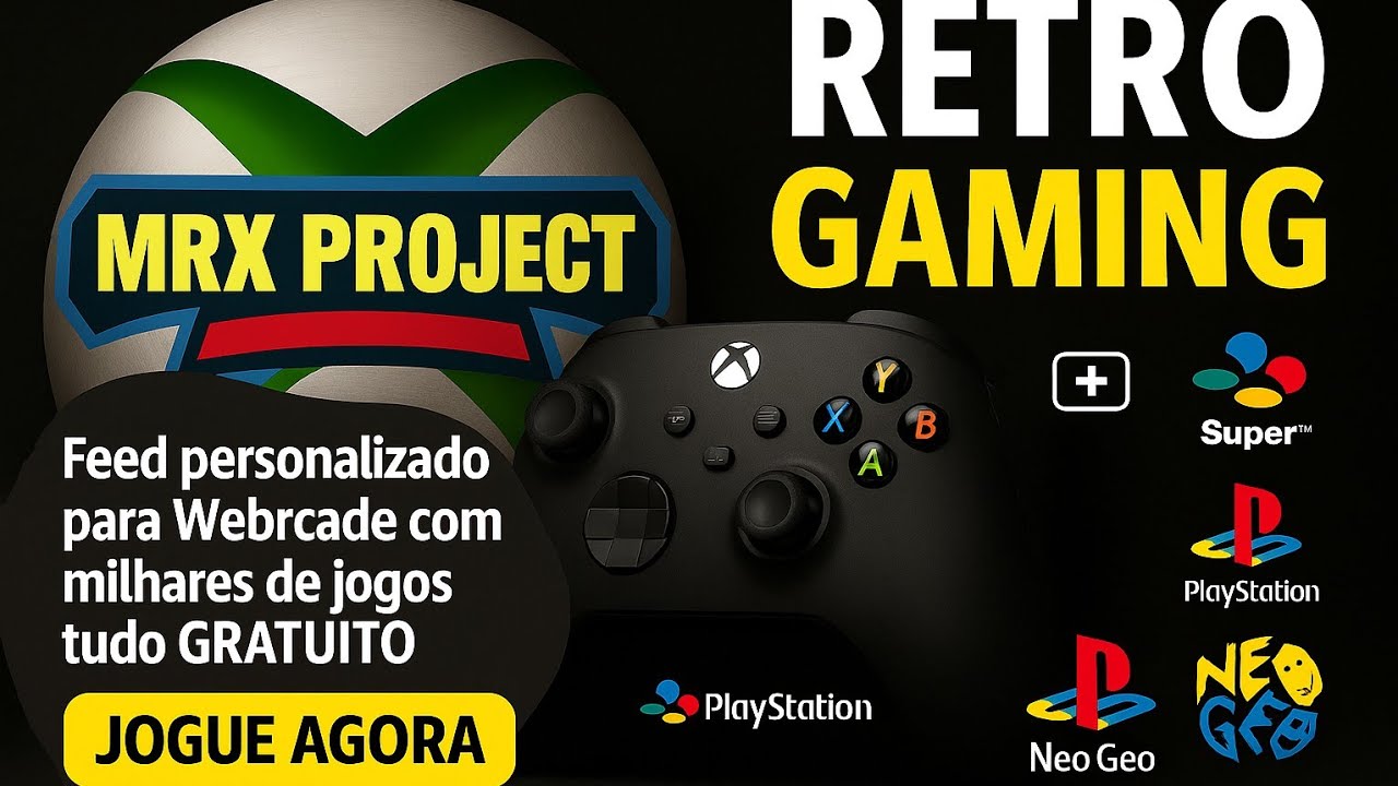 🎮 Transforme seu Xbox em uma MÁQUINA RETRÔ com milhares de jogos GRÁTIS! (MRX Project)
