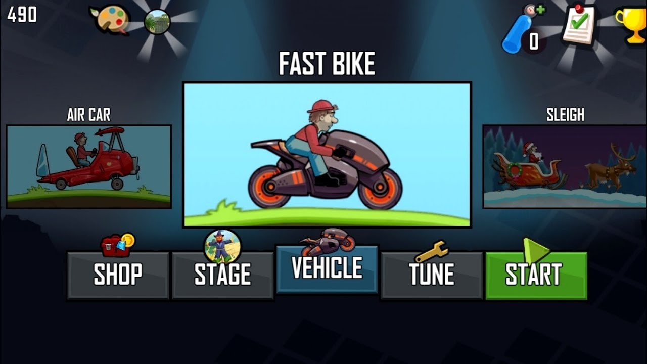 Hill Climb Racing - FAST BIKE (New Update 1.65.0)