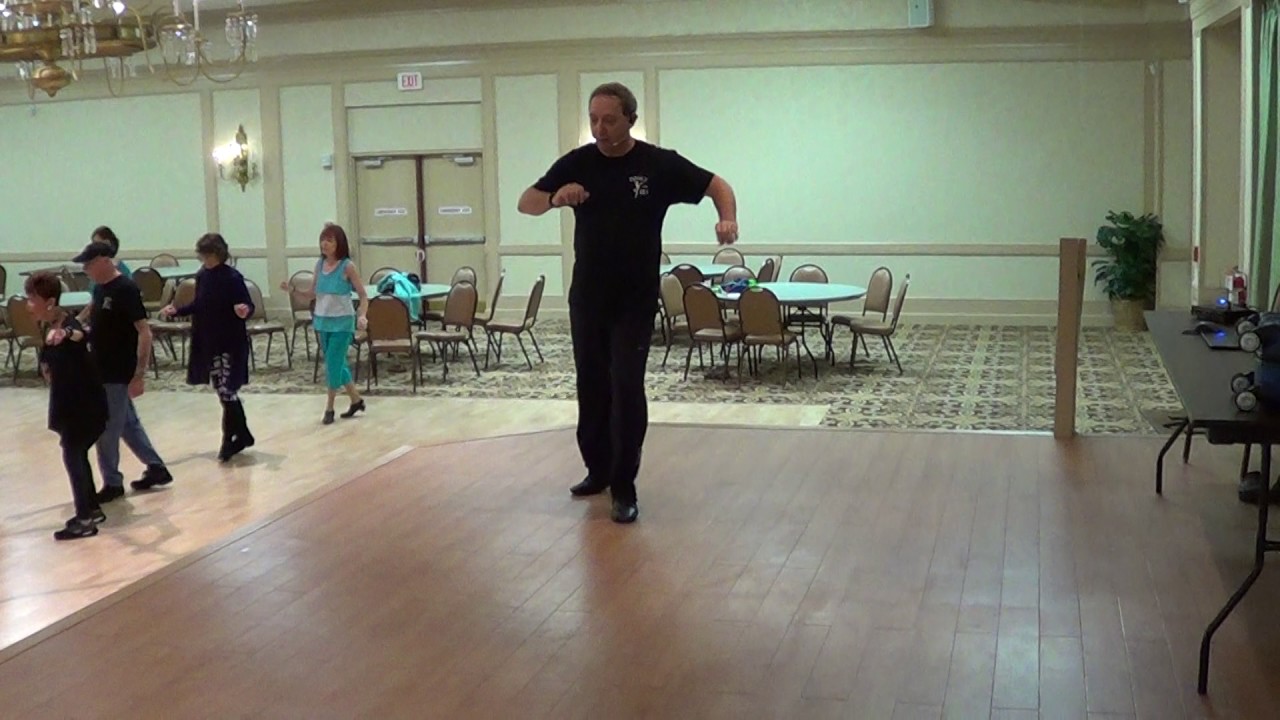 CUMBIA CONMIGO Line Dance Demo & Walk Thru   Ira Weisburd