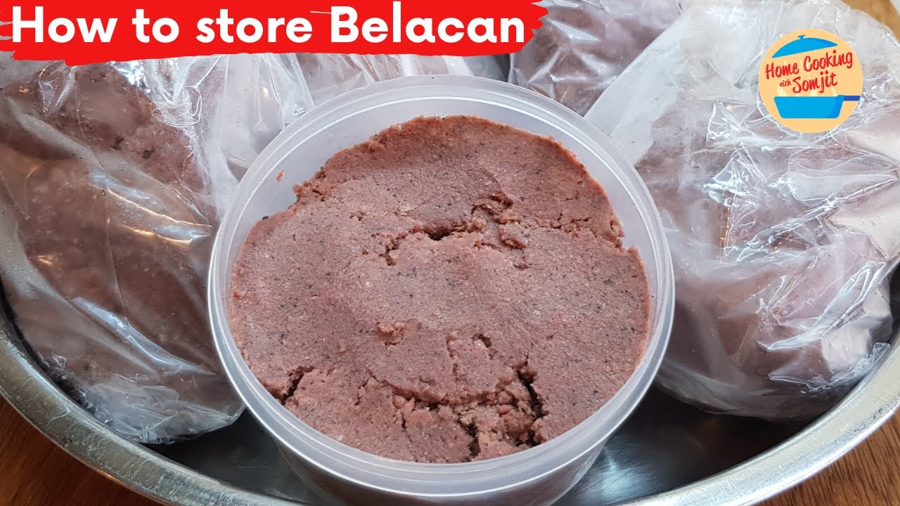 How to store Belacan/Shrimp Paste that will stay fresh for a long time