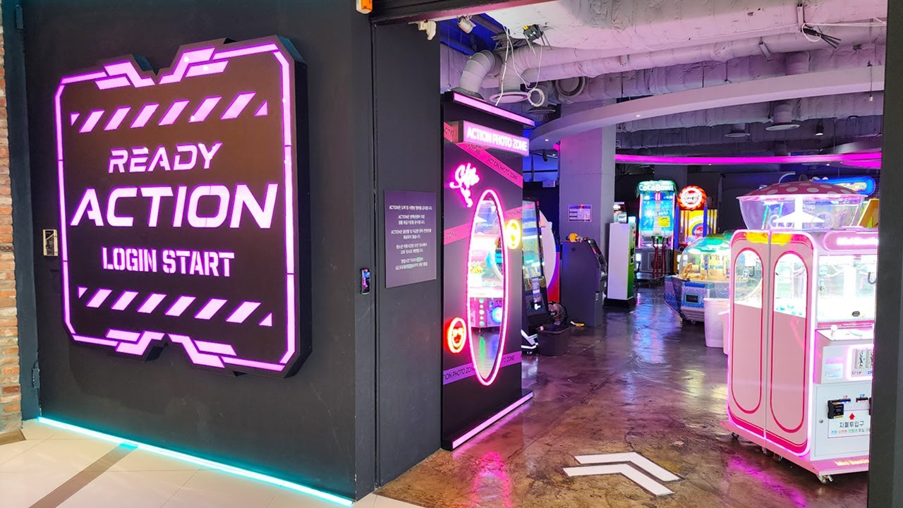 Action Arcade (액션 오락실) Times Square Yeongdeungpo | Korean Arcade Tours 🇰🇷