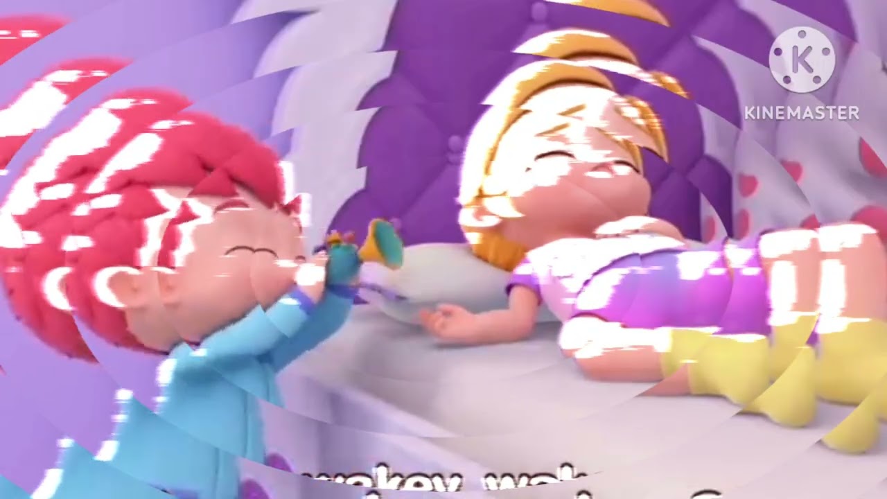 BEBEFIN! Trying to waking up his SISTER🤭Wants to play again!! Sponsored by Klasky Csupo 2001 effects