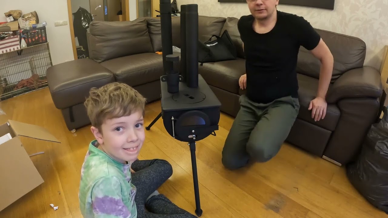 Unboxing Petromax Loki 2 camping wood stove