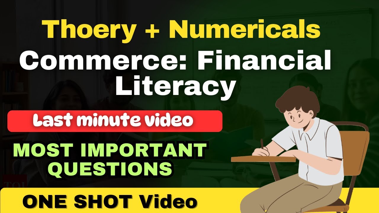 Financial Literacy One shot theory and numericals, Previous Year questions 
