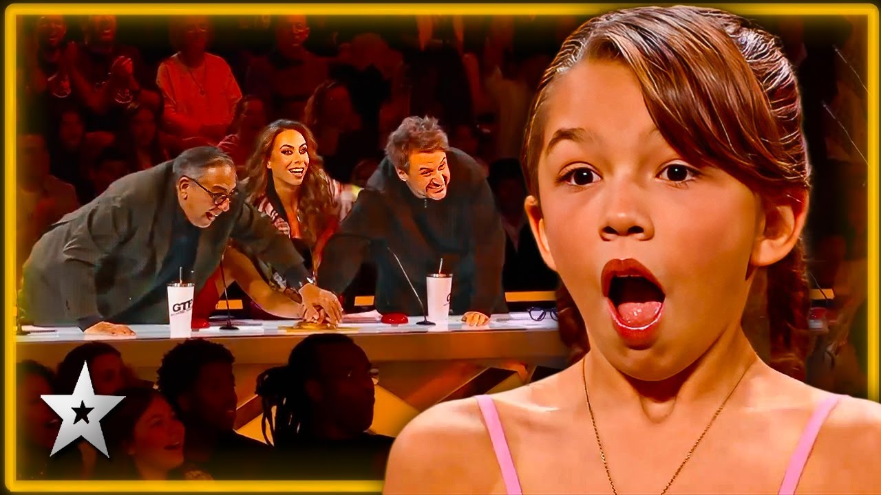 8 Year Old Singer Wins The Group Golden Buzzer! | Kids Got Talent