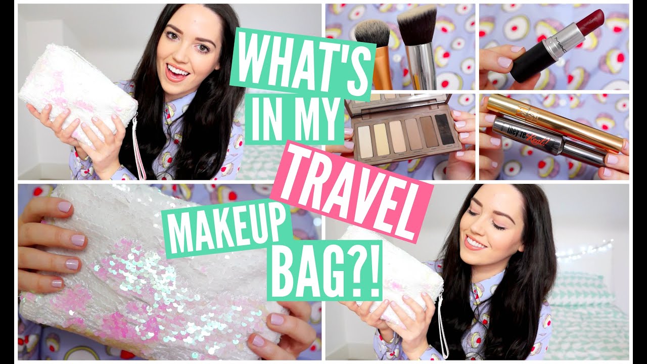 What's In My Travel Makeup Bag?! | velvetgh0st ♡