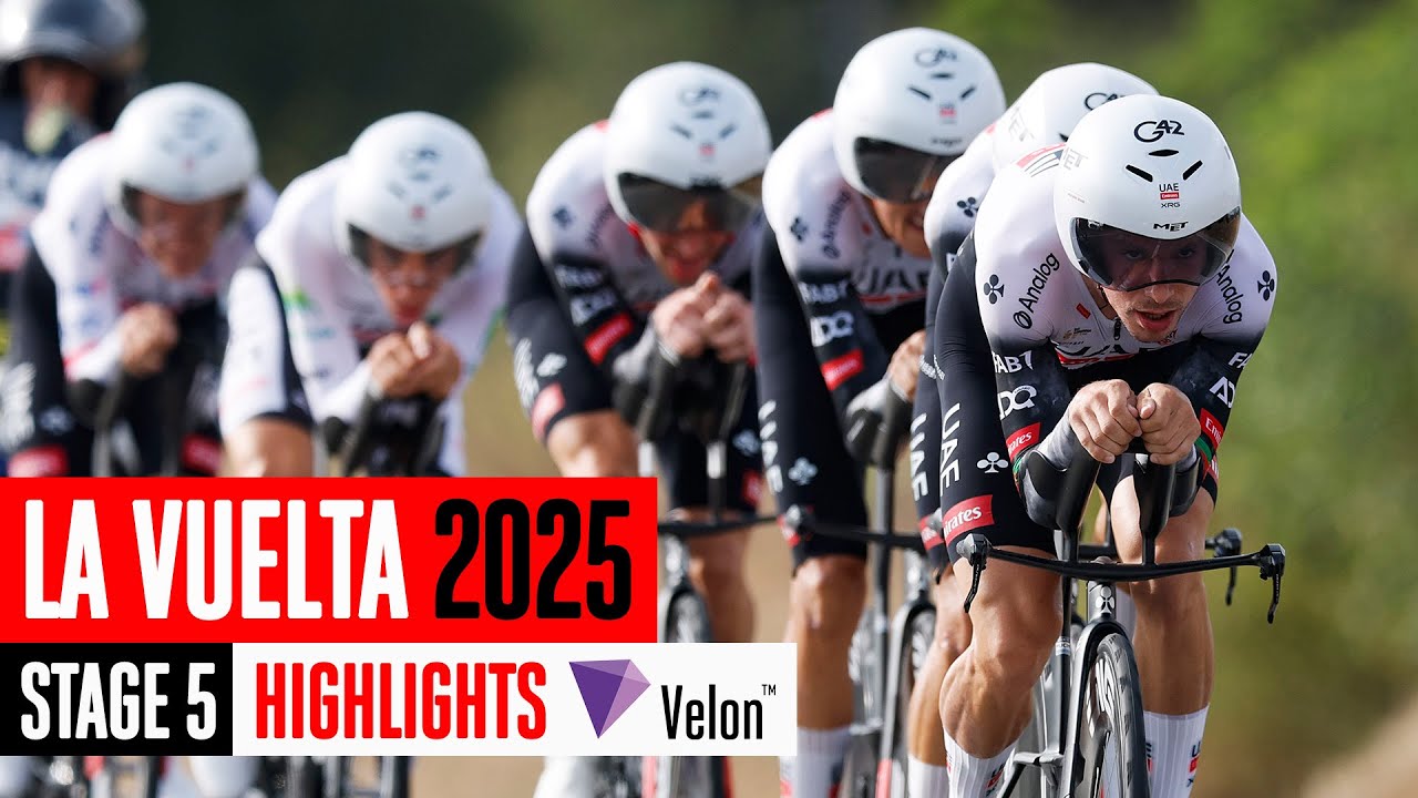 Flawless team team-trial performance 🚀 Vuelta a Espa&ntilde;a 2025 Stage 5 Highlights