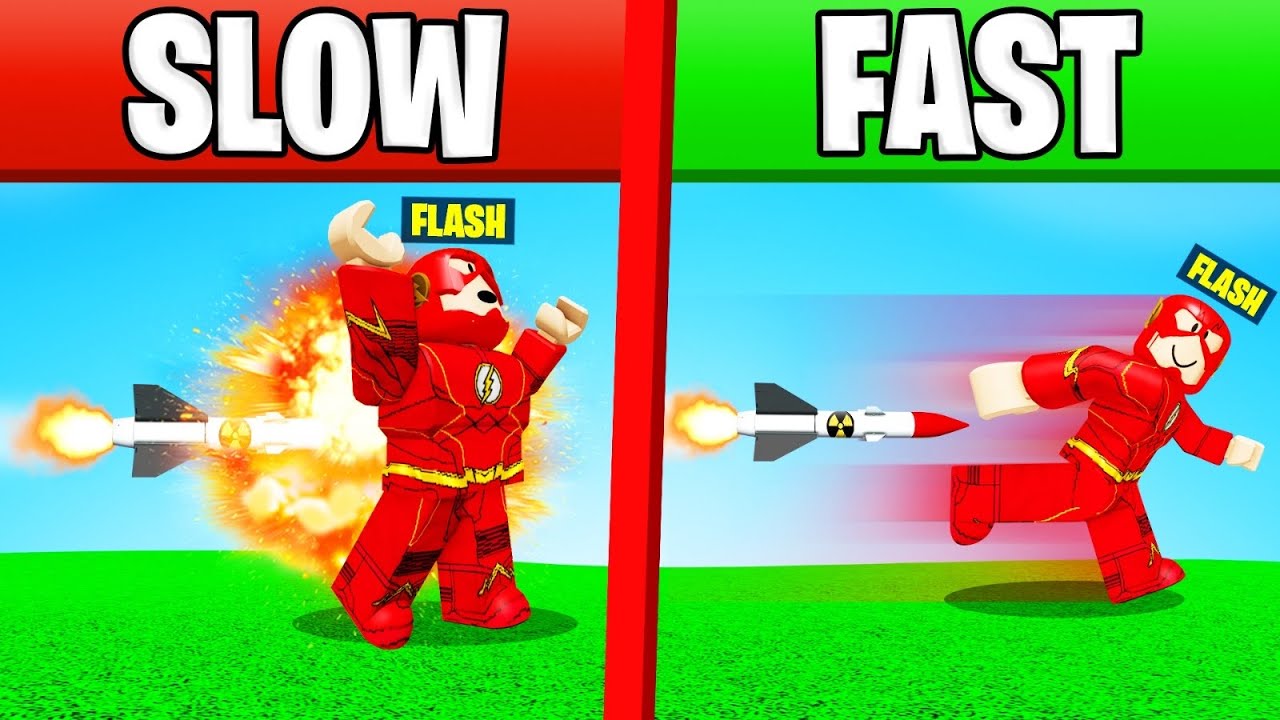 I Upgraded THE FLASH To Level 1000&hellip; (Roblox)
