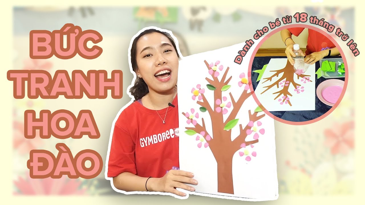 Gymboree Parent TV: (KIDS ART) Bức tranh hoa đào