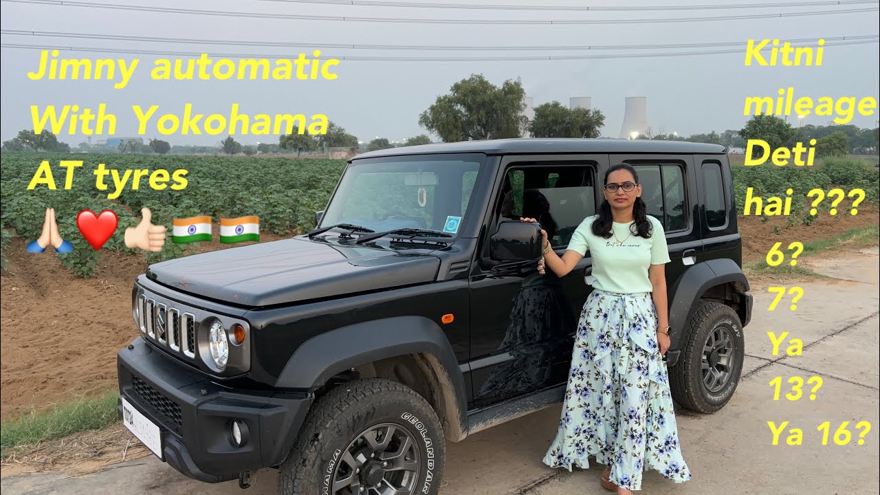 #jimny #mileage with Yokohama 215 75 r15 AT TYRES 😱😱?? Onroad, offroad, mountain 🙏🏻❤️👍🏻🇮🇳🇮🇳