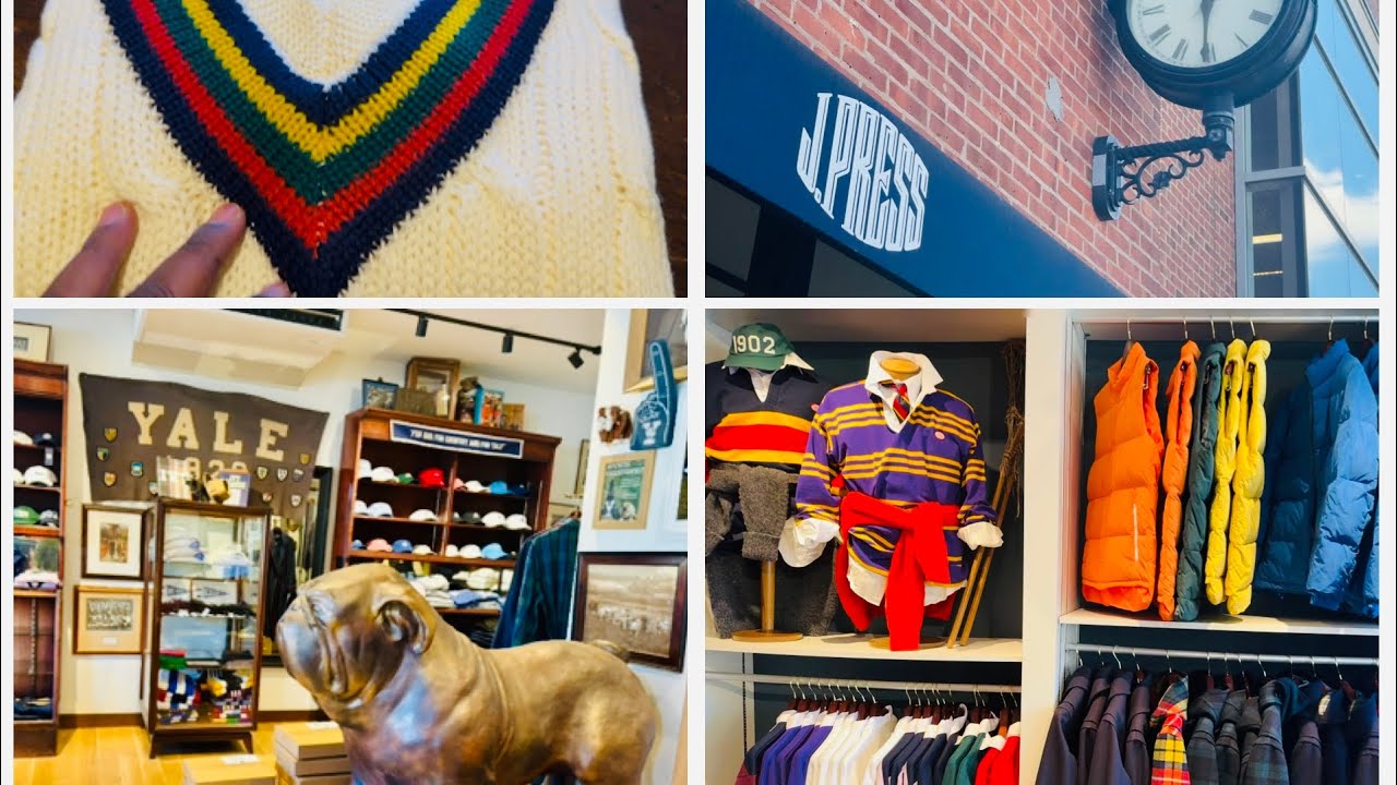 J Press - Autumn And Winter Collection 2025 - Ivy style store at Yale New Haven CONNECTICUT.