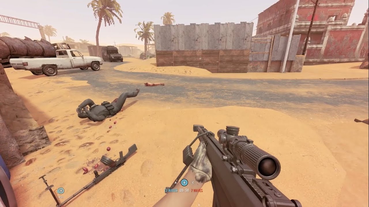 Blowing off limbs with the 50 caliber sniper 