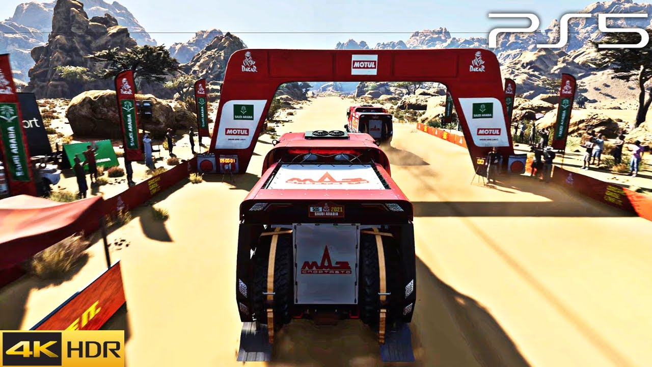 Dakar Desert Rally AMAZING Gameplay (PS5 HDR) [4K 60FPS]