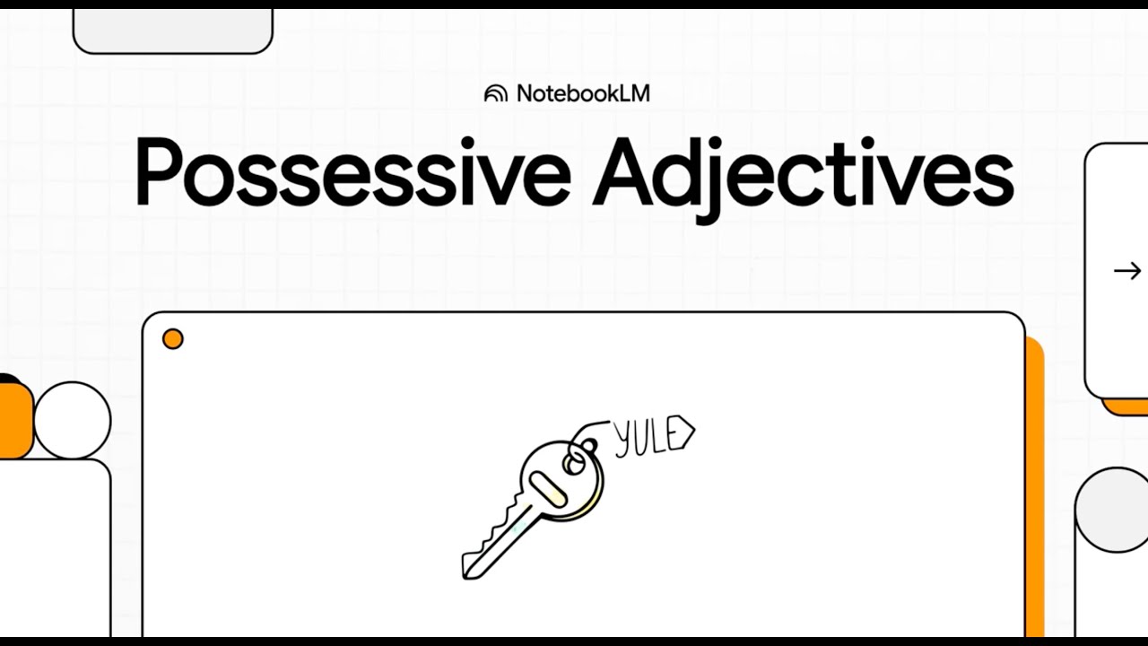 What are Possessive Adjectives? (my, his, her, its etc)